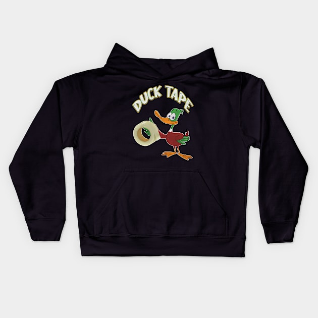 Duck Tape Kids Hoodie by RailoImage